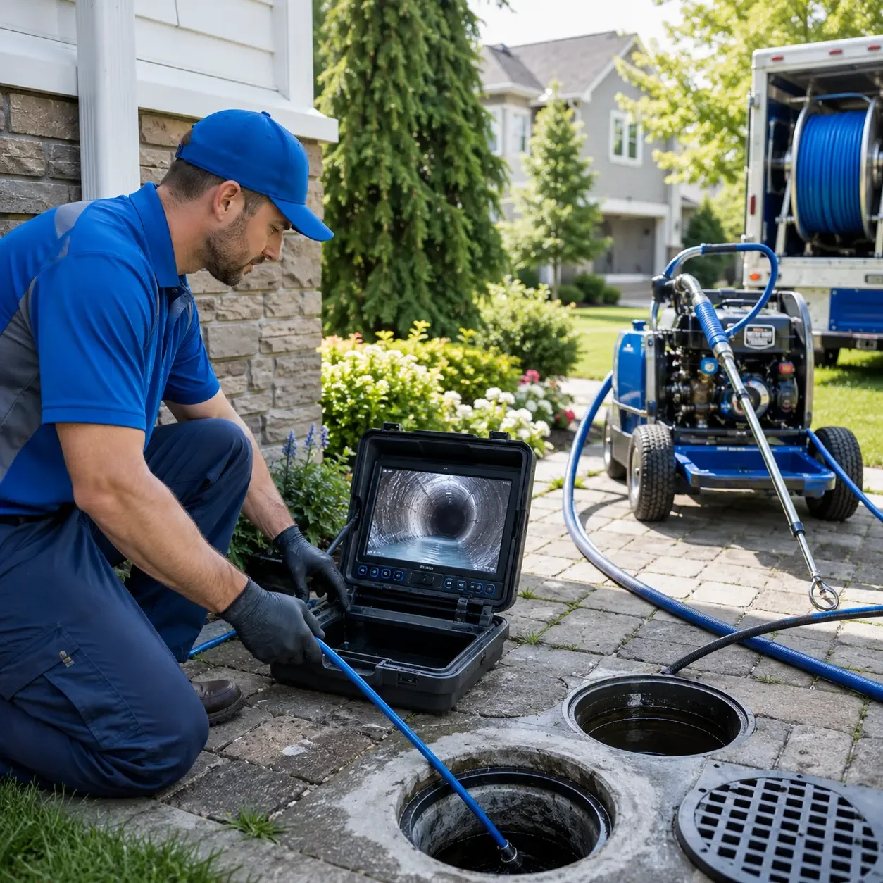 Outdoor drain cleaning professionals serving Union, IL