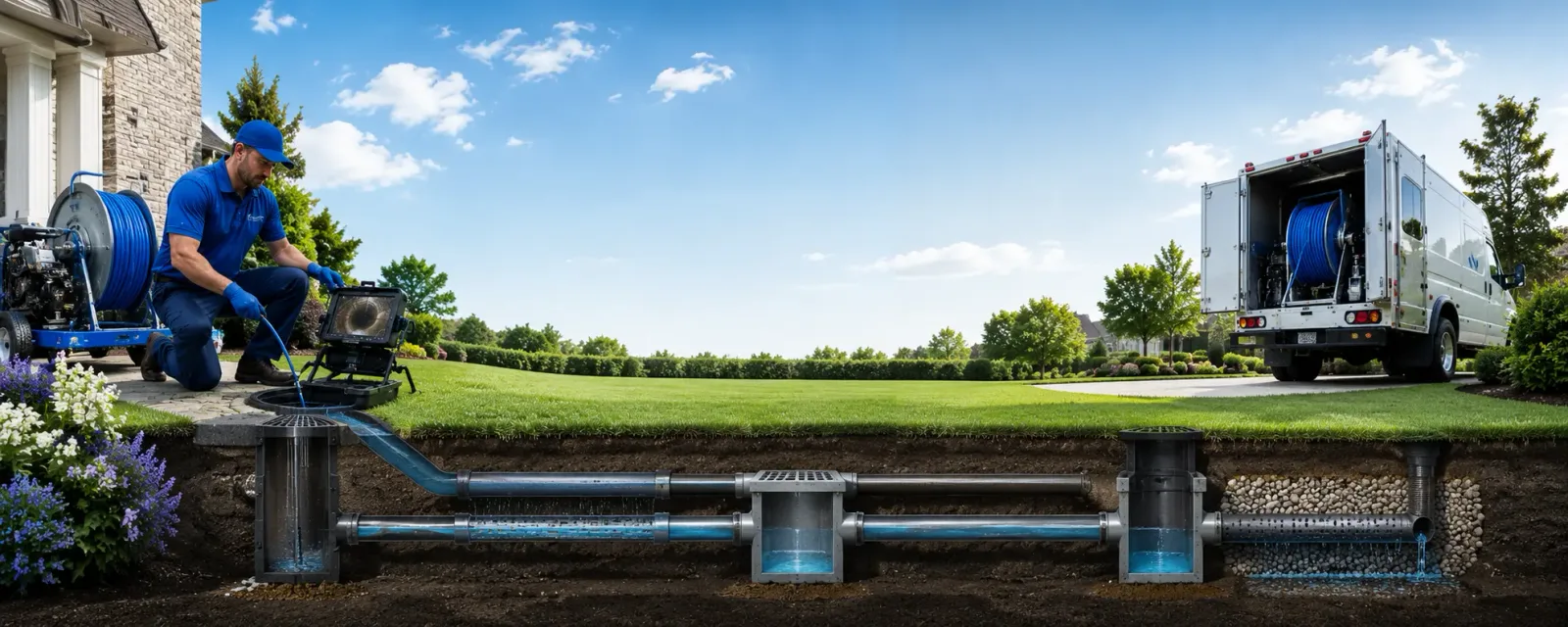 Outdoor drain cleaning information for Union, IL